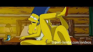 Los Simpsons Hentai - Cabina de amor