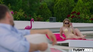 TUSHY सेक्सी Eyla छ पहिलो गुदा अनुभव संग चीनी पिताजी